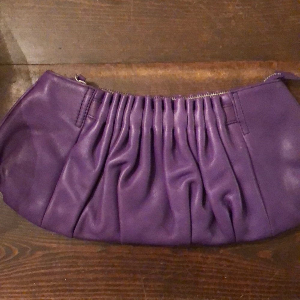 Brand new leather clutch